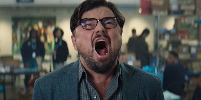 Leonardo di Caprio screaming in Don't Look Up