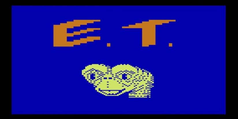 E.T. the Extra-Terrestrial Atari video game opening screen