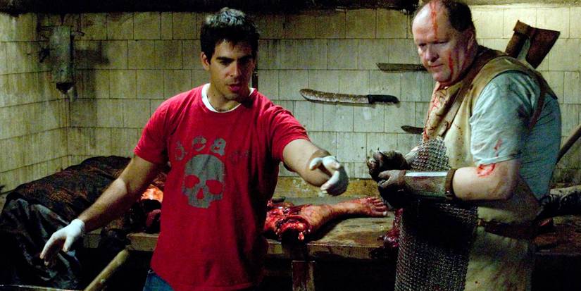 Eli Roth and Josef Bradna in Hostel