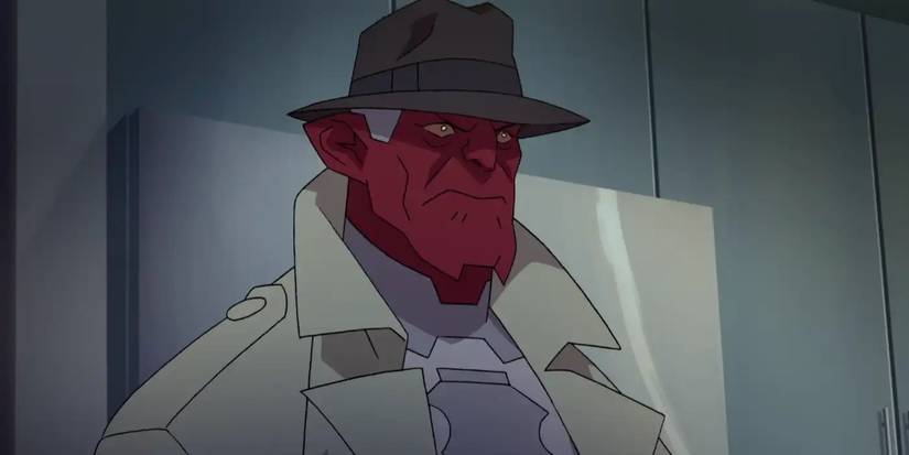 Damien Darkblood looking intently ahead Invincible