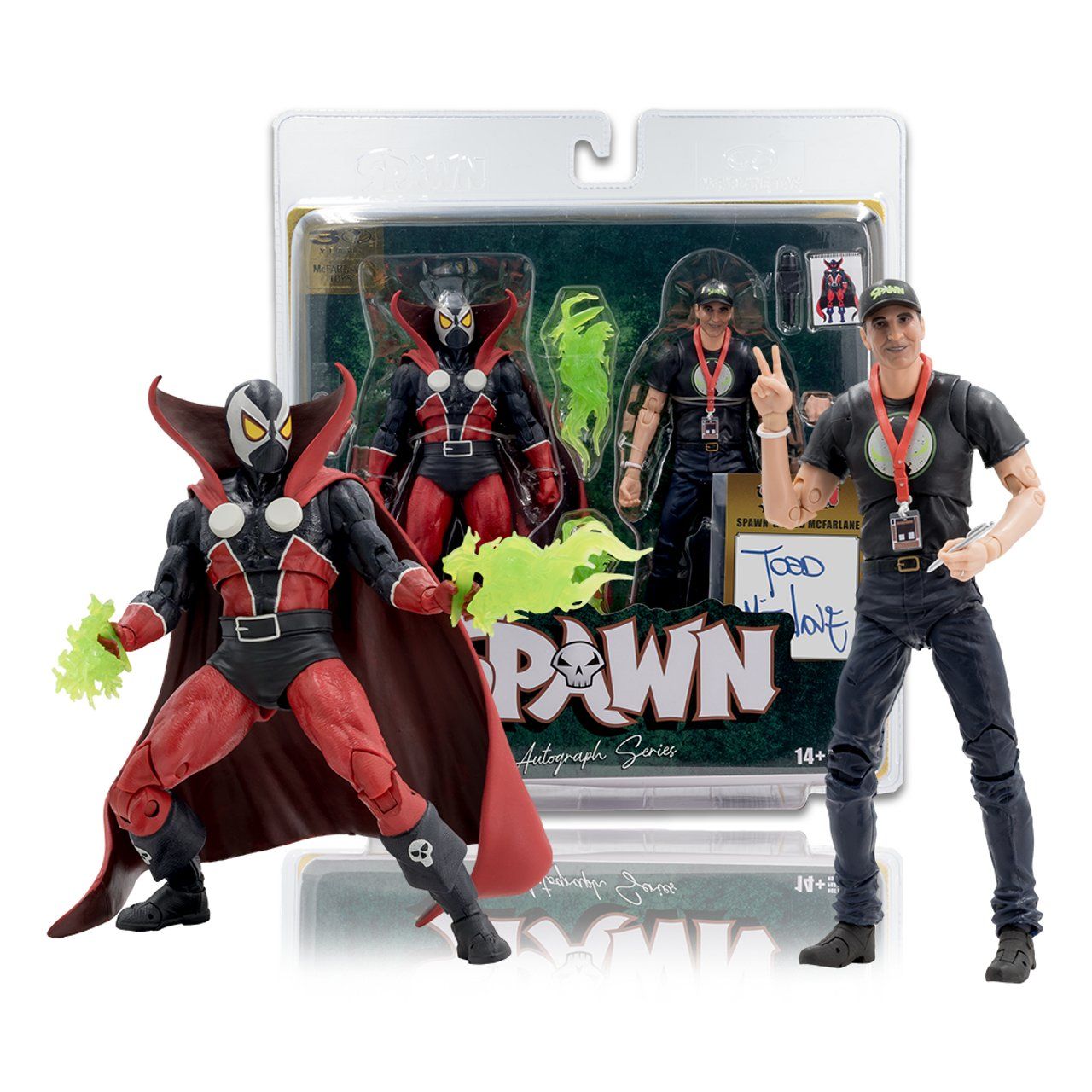 アメコミ McFARLANE TOYS THE ART OF SPAWN ISSUE30 Todd McFarlane & Spawn Pose Together in 30th Anniversary