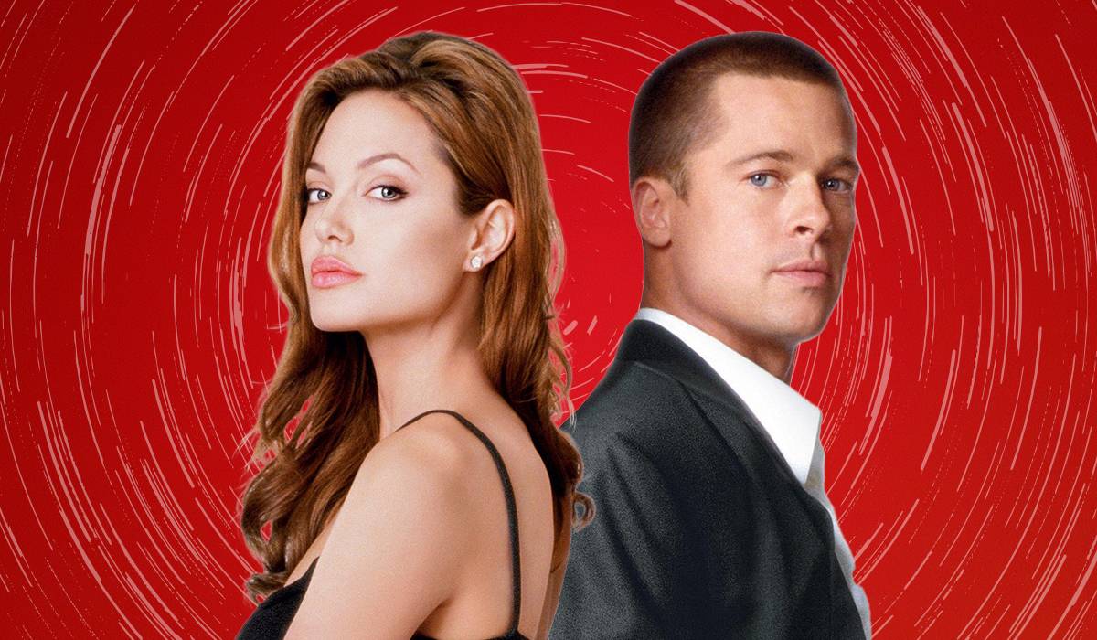 mr and mrs smith red dress Jane's red cutout twist front dress on Mr. & Mrs. Smith