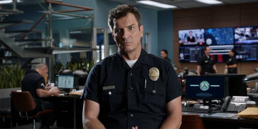 nathan fillion in The Rookie Season 3 Episode 7 "True Crime"