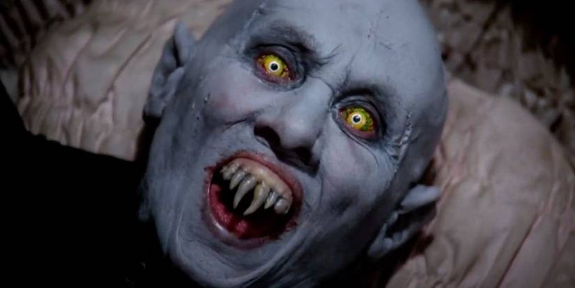 The vampire Kurt Barlow (Reggie Nalder) the head vampire in 'Salem's Lot' (1979).