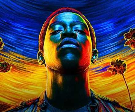 Damson Idris in the poster for FX's Snowfall