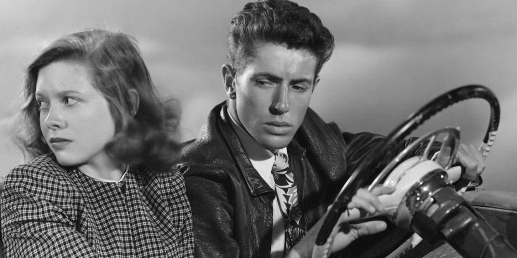 Farley Granger and Cathy O'Donnell in 'They Live by Night'