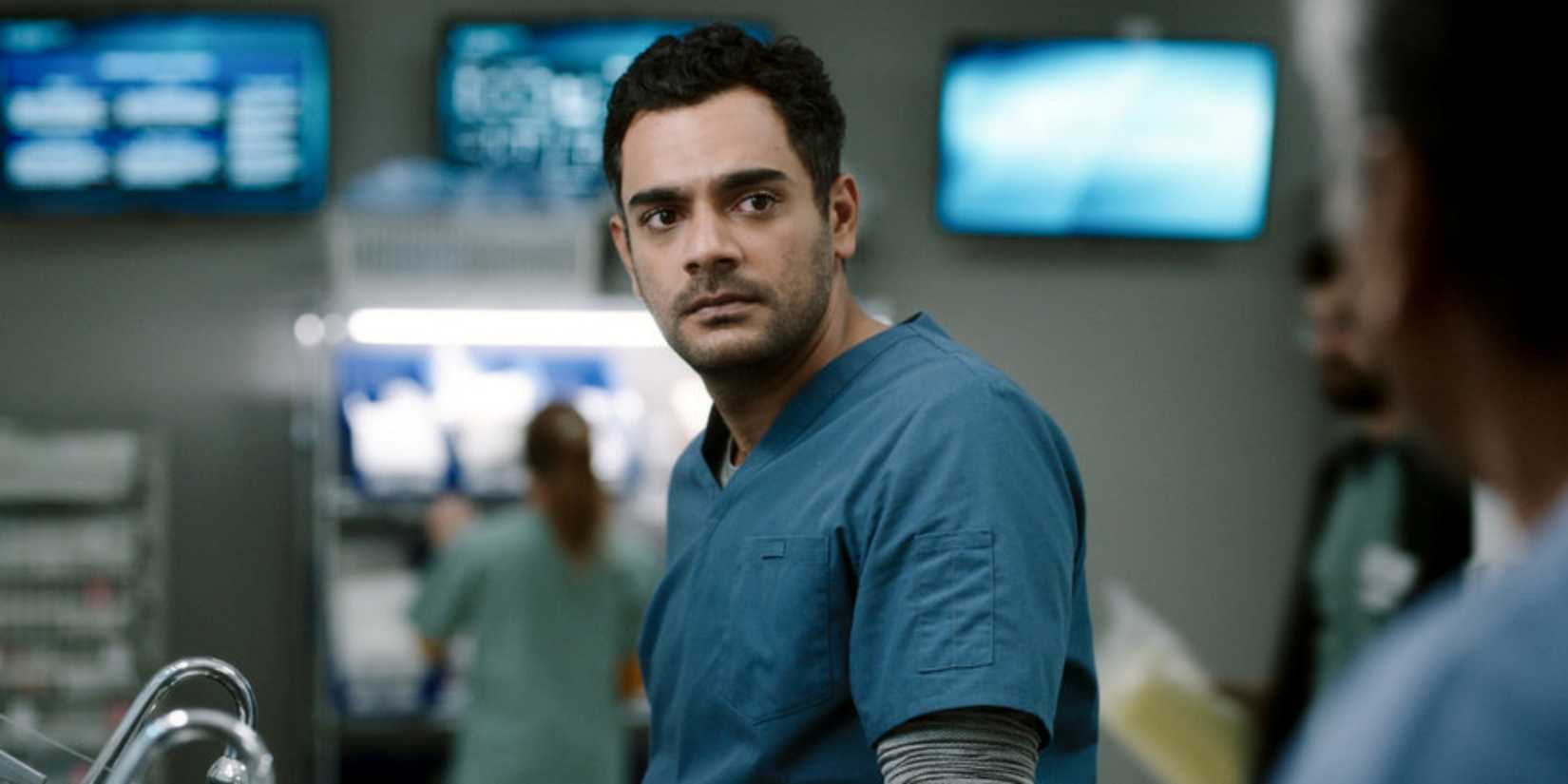 Hamza Haq as Dr. Bashir Hamed in Episode 13 of Season 3 of the NBC series Transplant