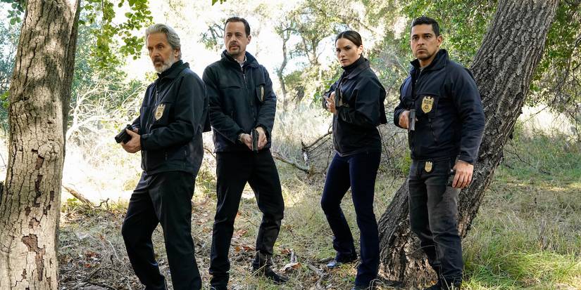 NCIS Team starring Gary Cole, Sean Murray, Katrina Law, and Wilmer Valderrama