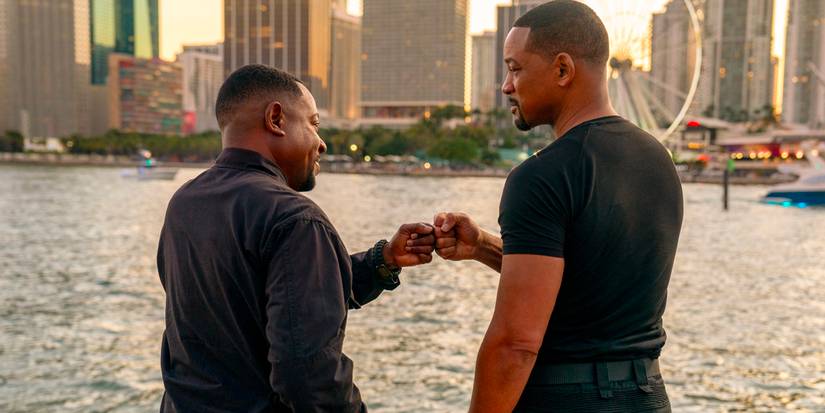 Will Smith and Martin Lawrence bump fists in Bad Boys 4 