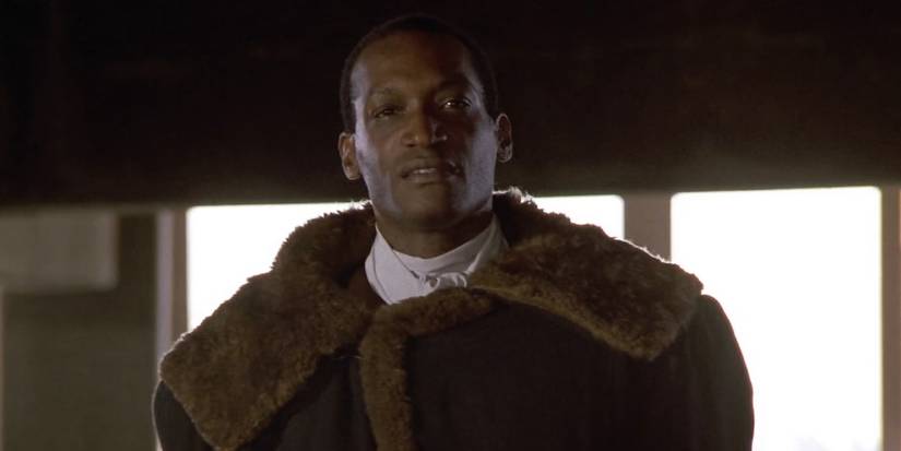 Tony Todd as Candyman looking intently ahead in Candyman.