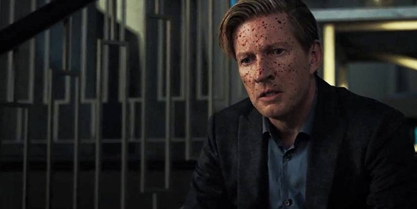 Harold Meachum with blood on his face looking pensive in Iron Fist