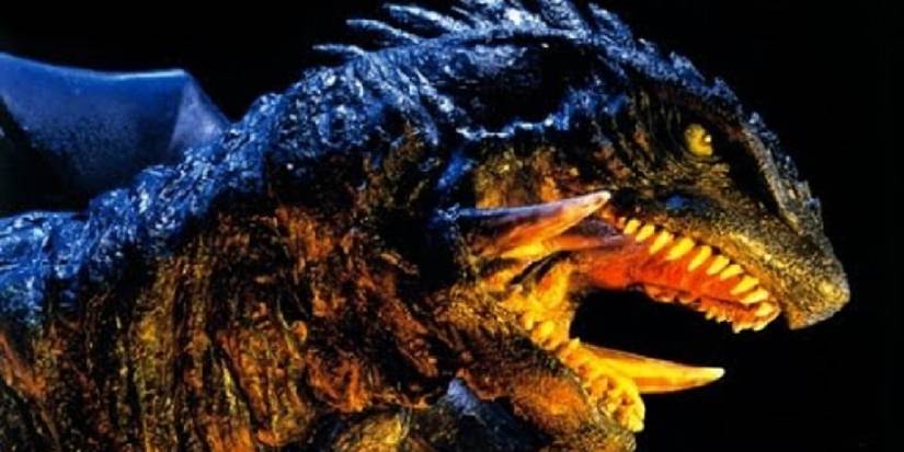 A side profile of the monster Gamera in Gamera 3_ Revenge of Iris - 1999 (2)
