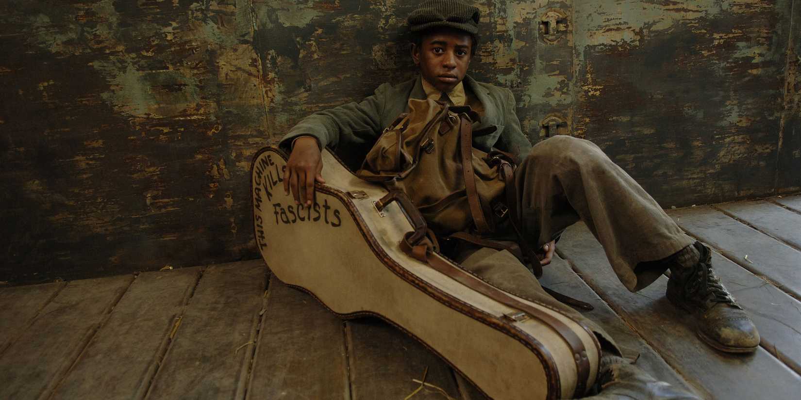 Marcus Carl Franklin as the Woody Guthrie-inspired Dylan persona in Todd Haynes' 'I'm Not There'