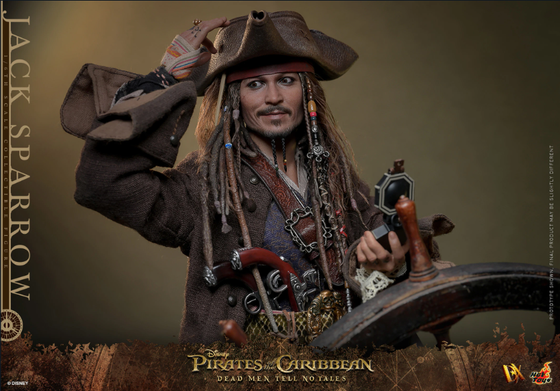 Pirates of the Caribbean' Jack Sparrow Hot Toys Figure Sails the