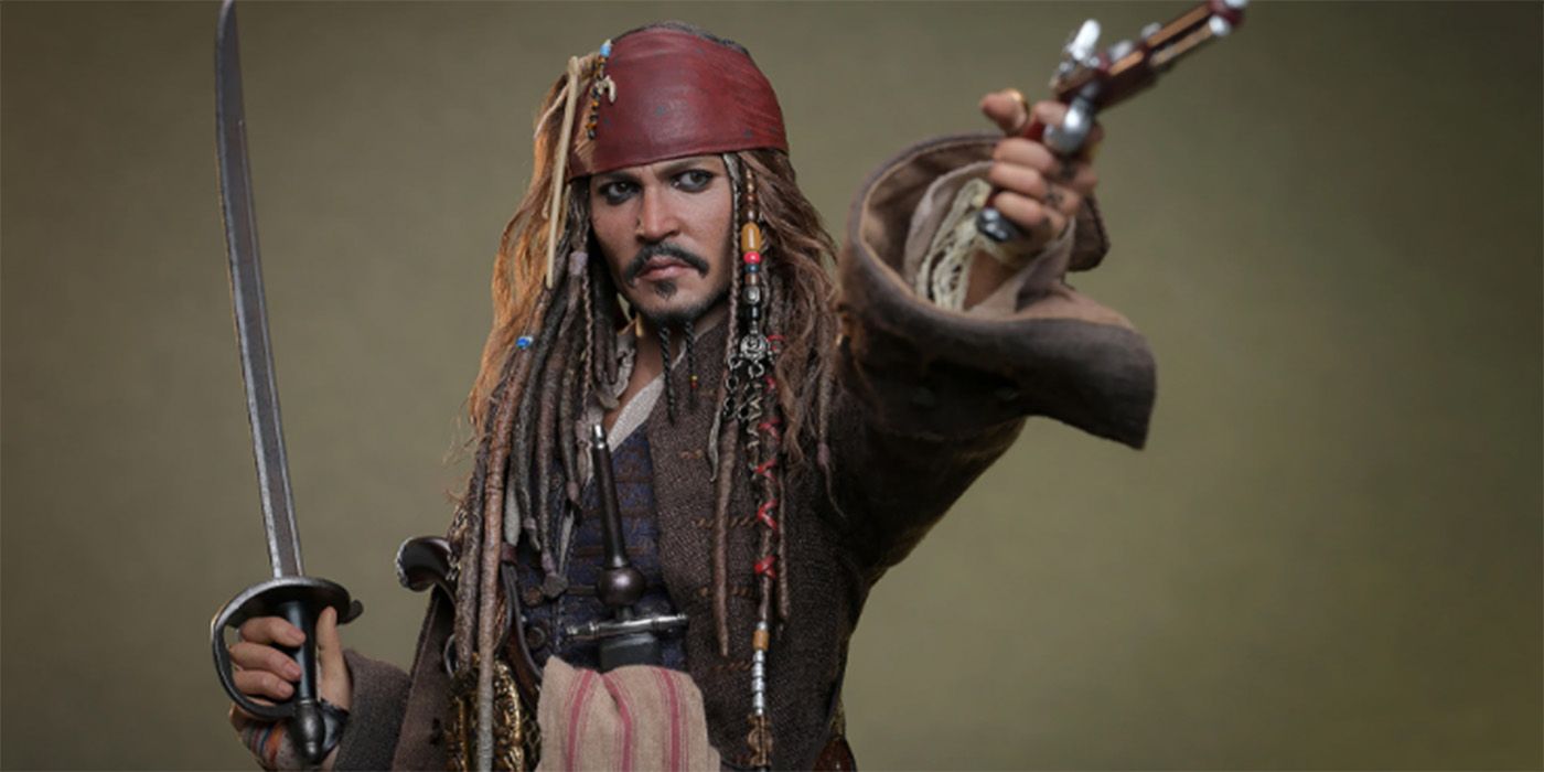 Pirates of the Caribbean' Jack Sparrow Hot Toys Figure Sails the