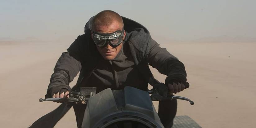 Priest (Paul Bettany) rides on a motorcycle in 'Priest'