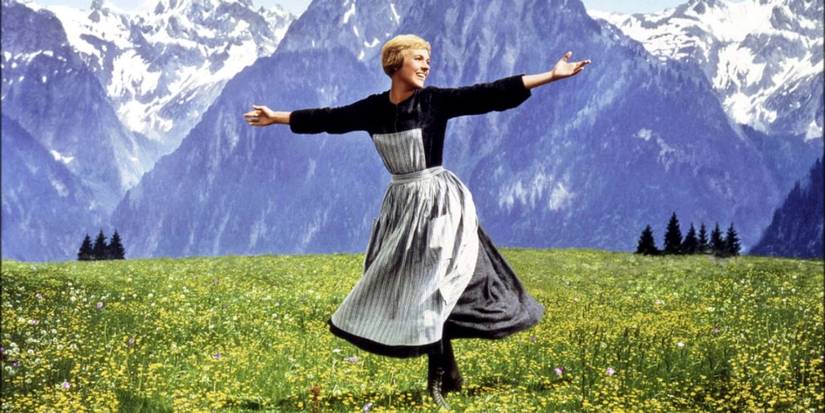 Maria singing in the Alps The Sound of Music