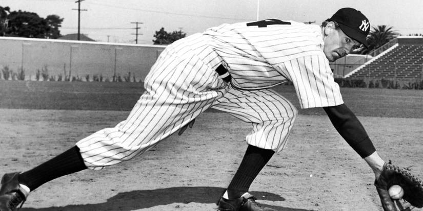 Gary Cooper as Lou Gehrig in The Pride of the Yankees&nbsp;