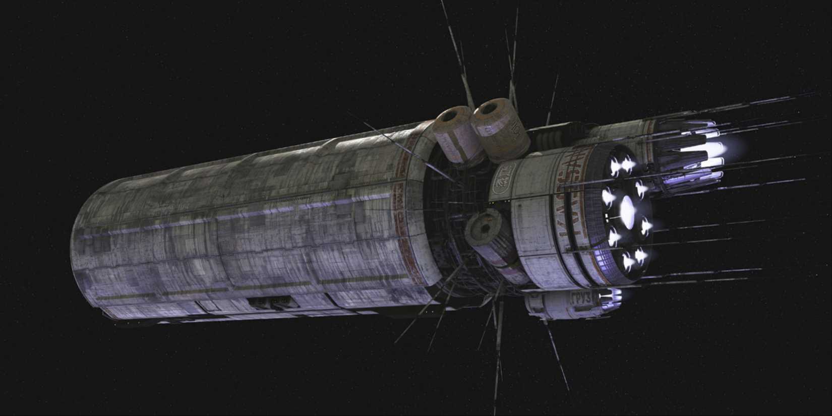 The space station in Cargo