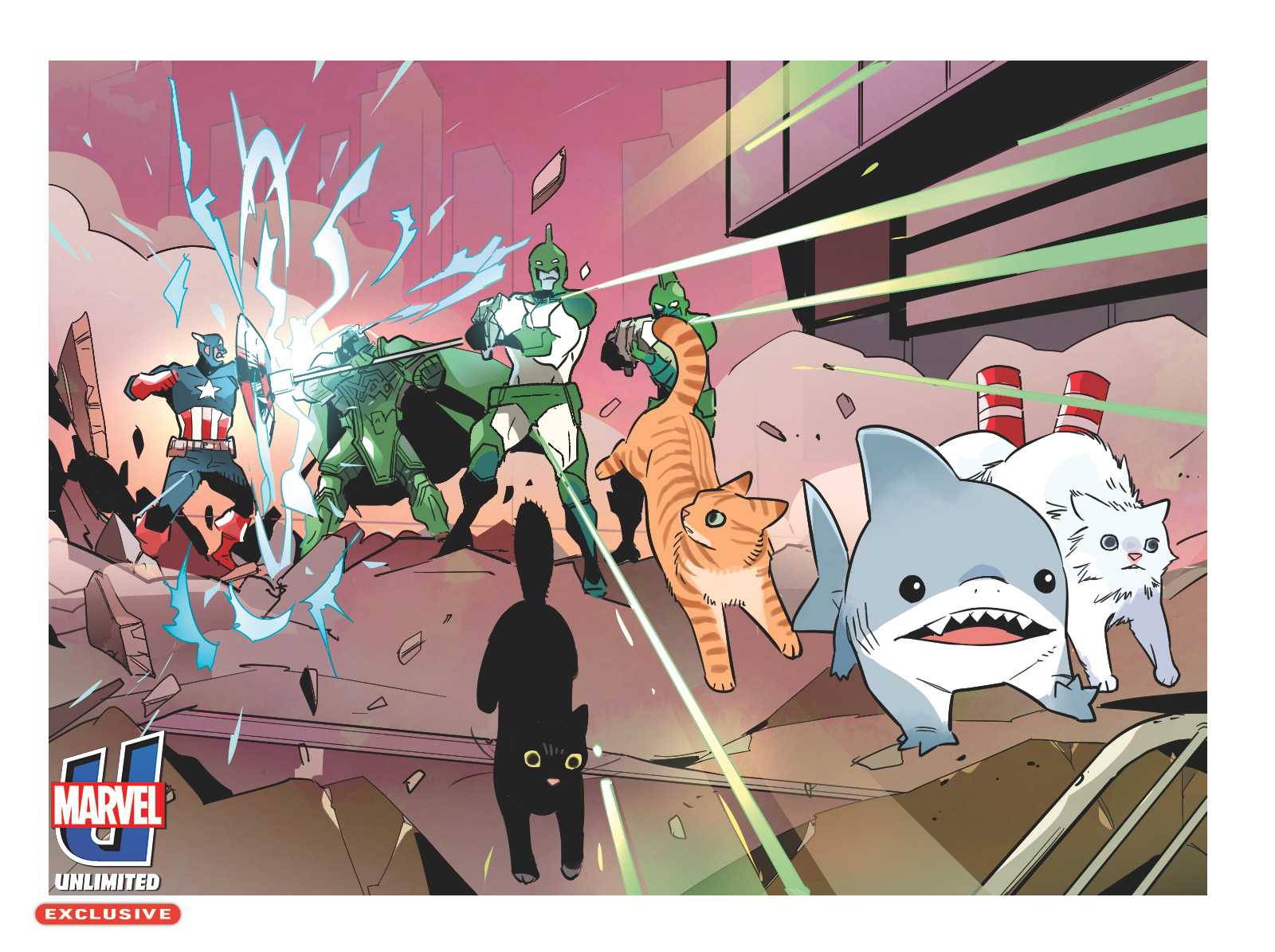 Infinity Paws Edition Marvel's 'Infinity Paws' Images Tease a Cosmic Comic Crossover