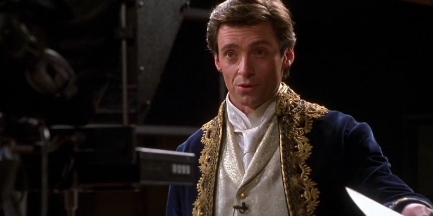 Hugh Jackman auditioning for a commercial as Leopold in 'Kate & Leopold'