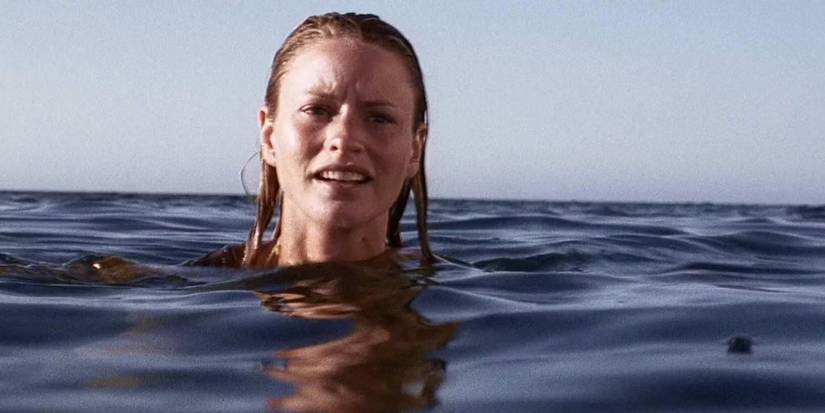Blanchard Ryan swimming in the ocean in 'Open Water'