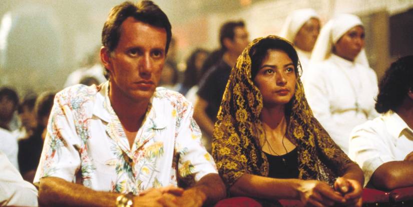James Woods and Elpidia Carrillo in Oliver Stone's Salvador