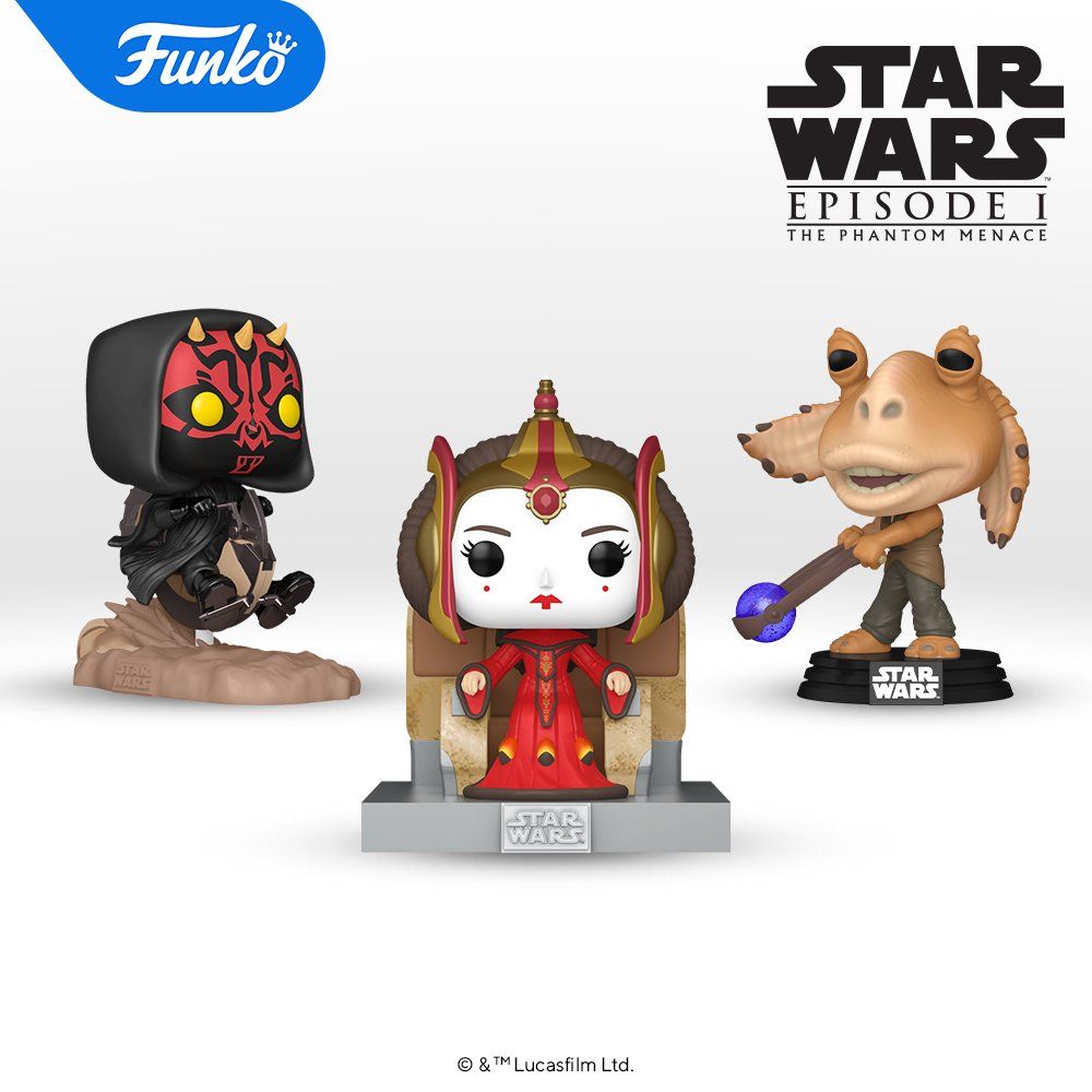 Star Wars: The Phantom Menace' Gets New 25th Anniversary Funko Pops