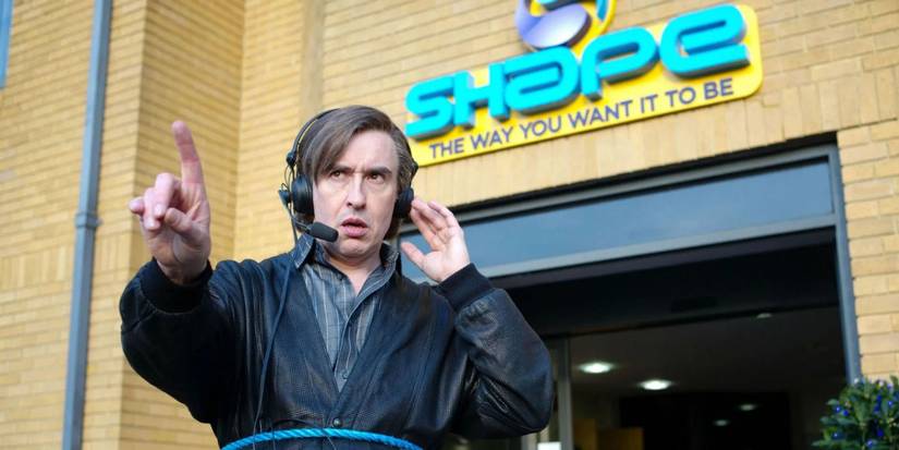 Steve Coogan directing in Alan Partridge