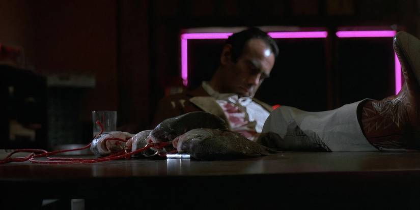 The Body of Julian Marty in Blood Simple