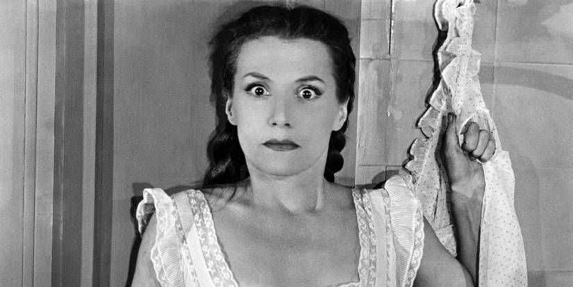 Véra Clouzot looking terrified in Les Diaboliques.