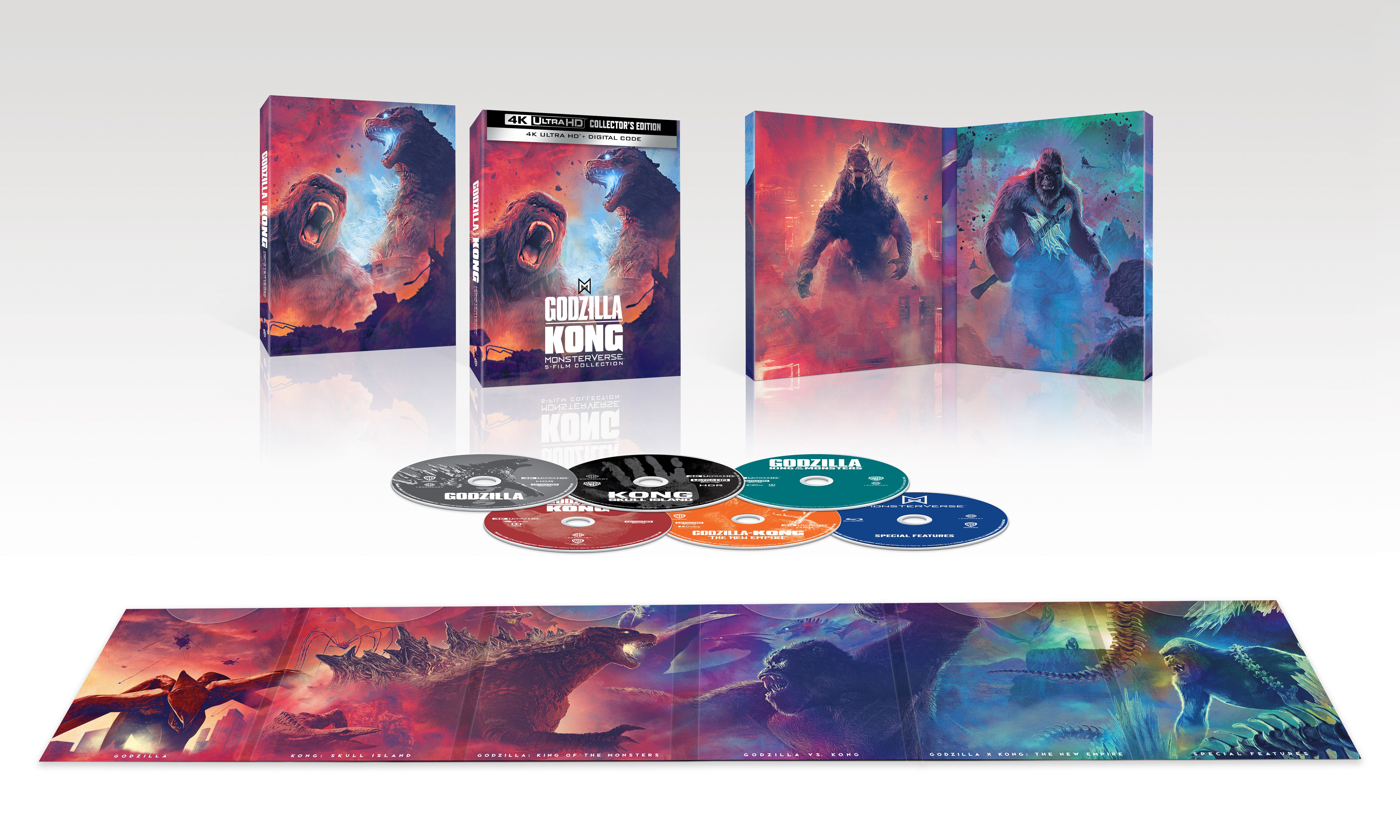 The MonsterVerse Gets a 5-Film 4K UHD Collector's Edition