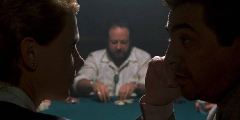 Lindsay Crouse and Joe Mantegna in 'House of Games'