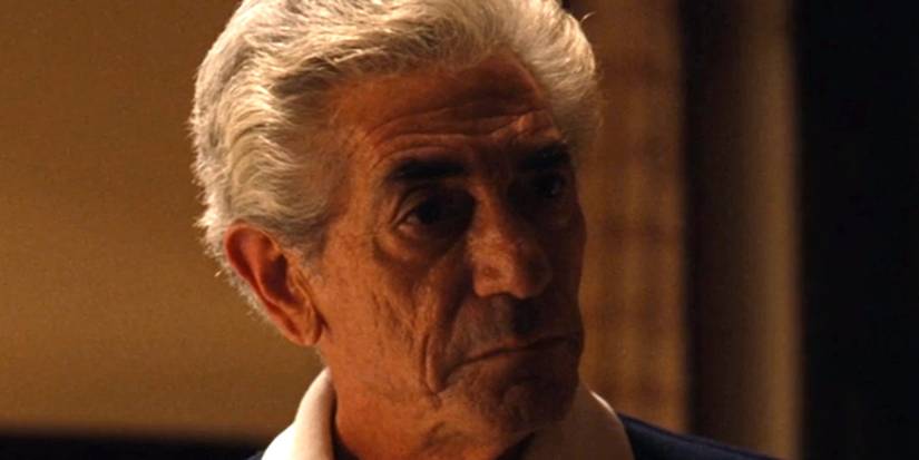 John Marley as Jack Woltz looking at a person offscreen in The Godfather