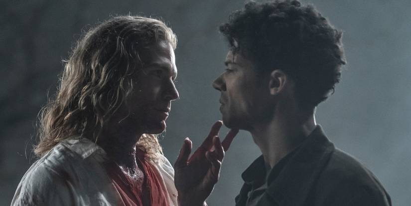 Sam Reid and Jacob Anderson in Season 1, Episode 2 of Interview with the Vampire.