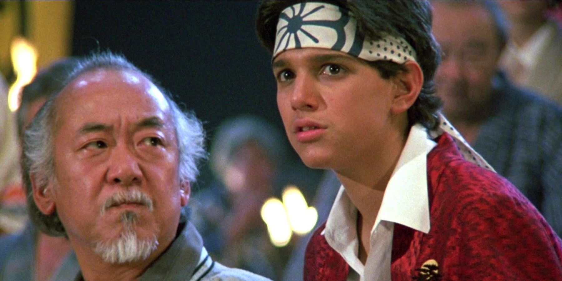 Daniel, played by Ralph Macchio, senses danger.