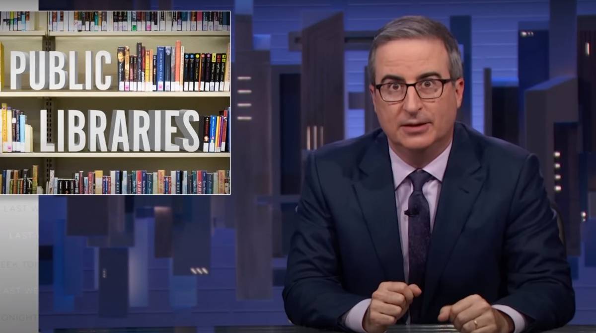 'Last Week Tonight' Tackles Book Banning and Public Libraries