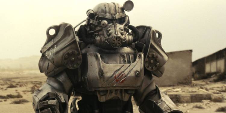 Maximus in a suit of armor in Episode 5 Fallout