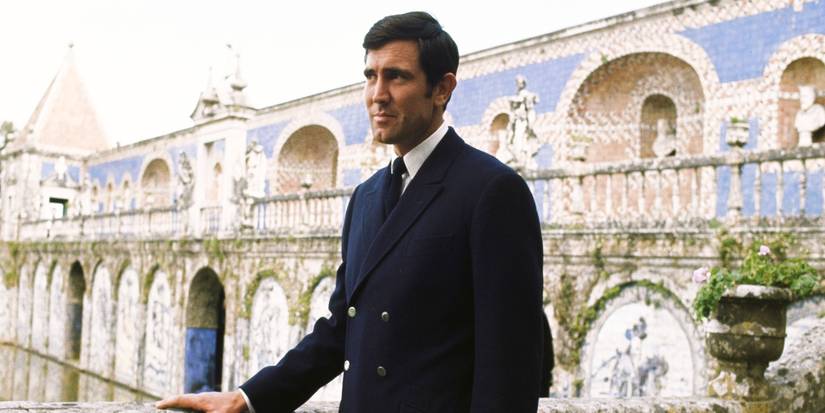 George Lazenby as James Bond in On Her Majesty's Secret Service