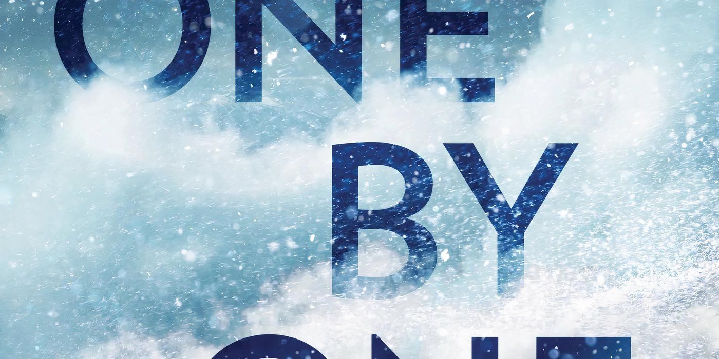 La avalancha detrás del título de la portada de One by One de Ruth Ware