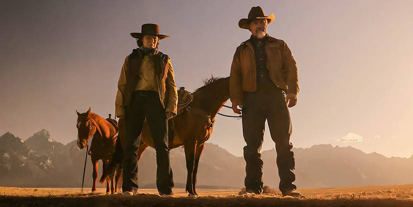 Josh Brolin as Royal Abbott and Lili Taylor as Cecilia Abbott in 'Outer Range' Season 2. 