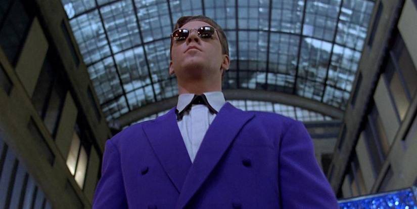 SID 6.7 in glasses and a suit in Virtuosity