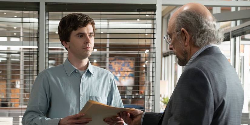 Shaun Murphy and Dr Glassman in The Good Doctor