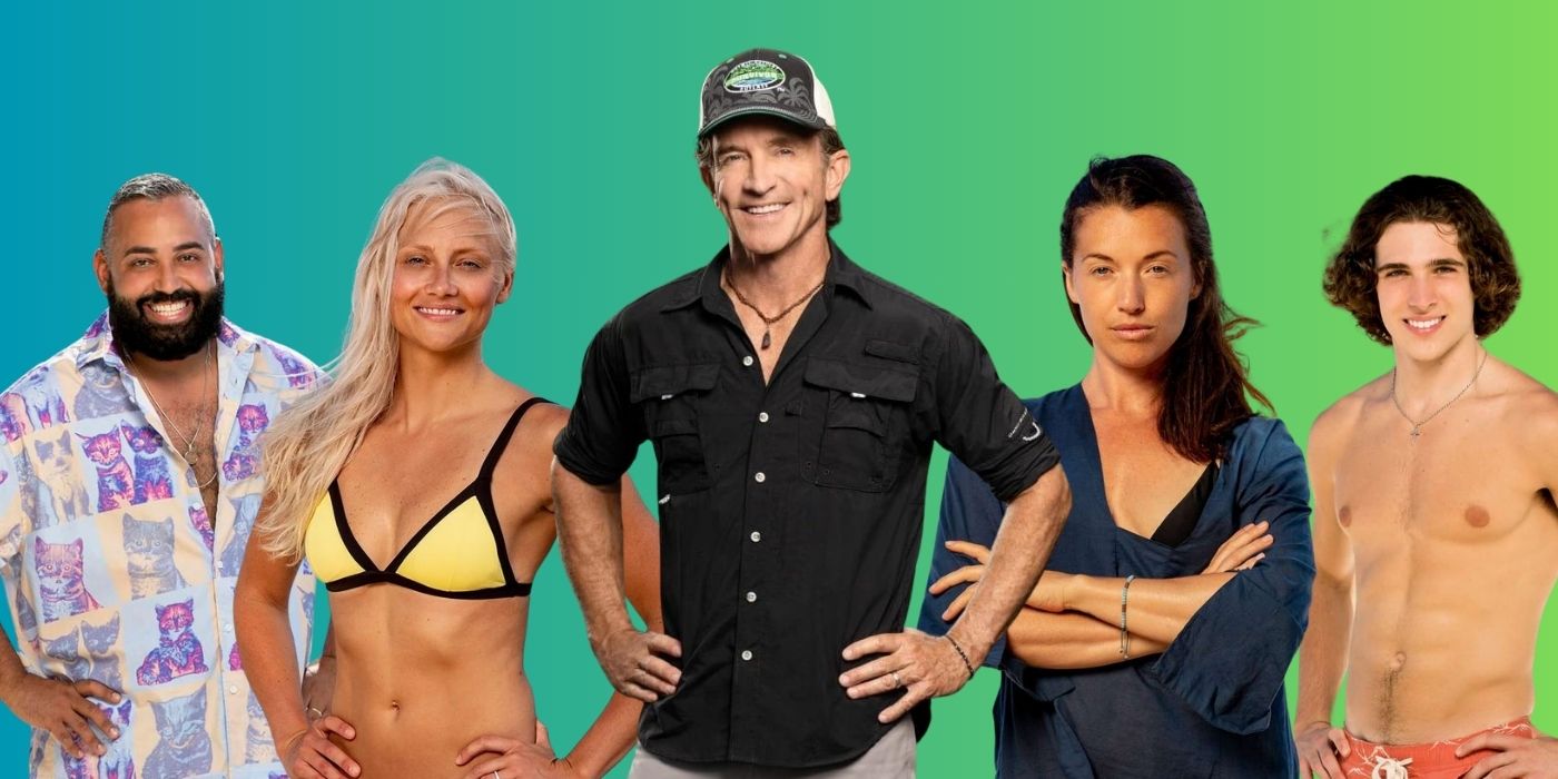 Jeff Probst and some legends of 'Survivor'