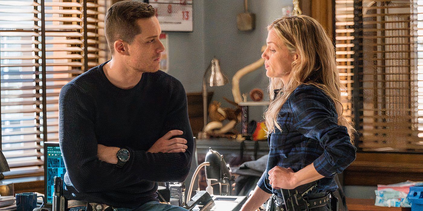 Jay Halstead (Jesse Lee Soffer) and Hailey Upton (Tracy Spiridakos) in 'Chicago P.D.' Season 5.