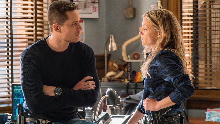 Jay Halstead (Jesse Lee Soffer) and Hailey Upton (Tracy Spiridakos) in 'Chicago P.D.' Season 5.