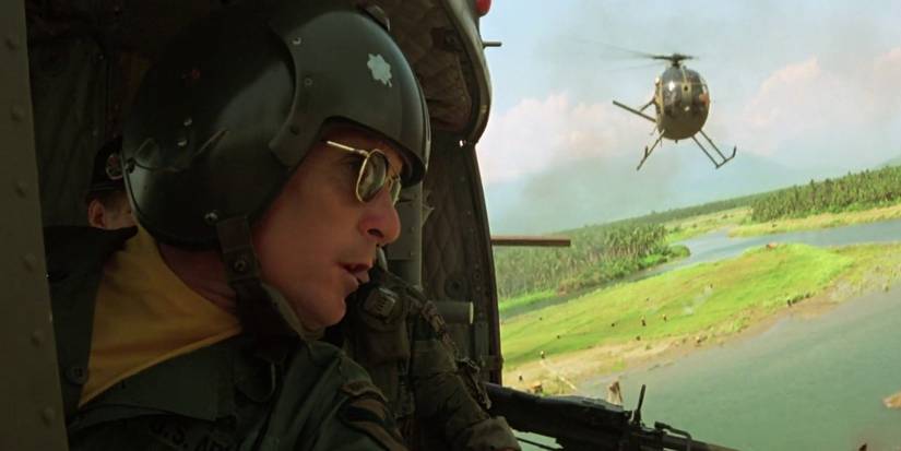 Colonel Kilgore in a helicopter in Apocalypse-Now