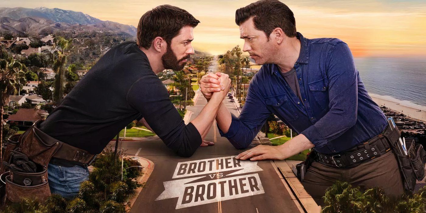 The publicity photo and logo for 'Brother vs Brother.'