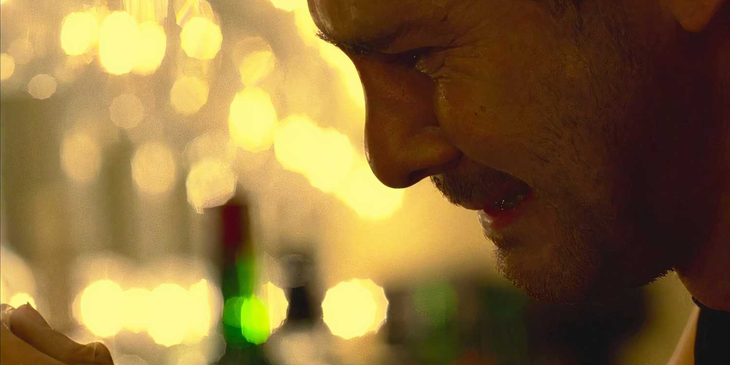 Charlie (played by Dominic Monaghan), begins to cry as he considers abusing heroin for the first time in Lost’s Season 1 Episode ‘The Moth.’