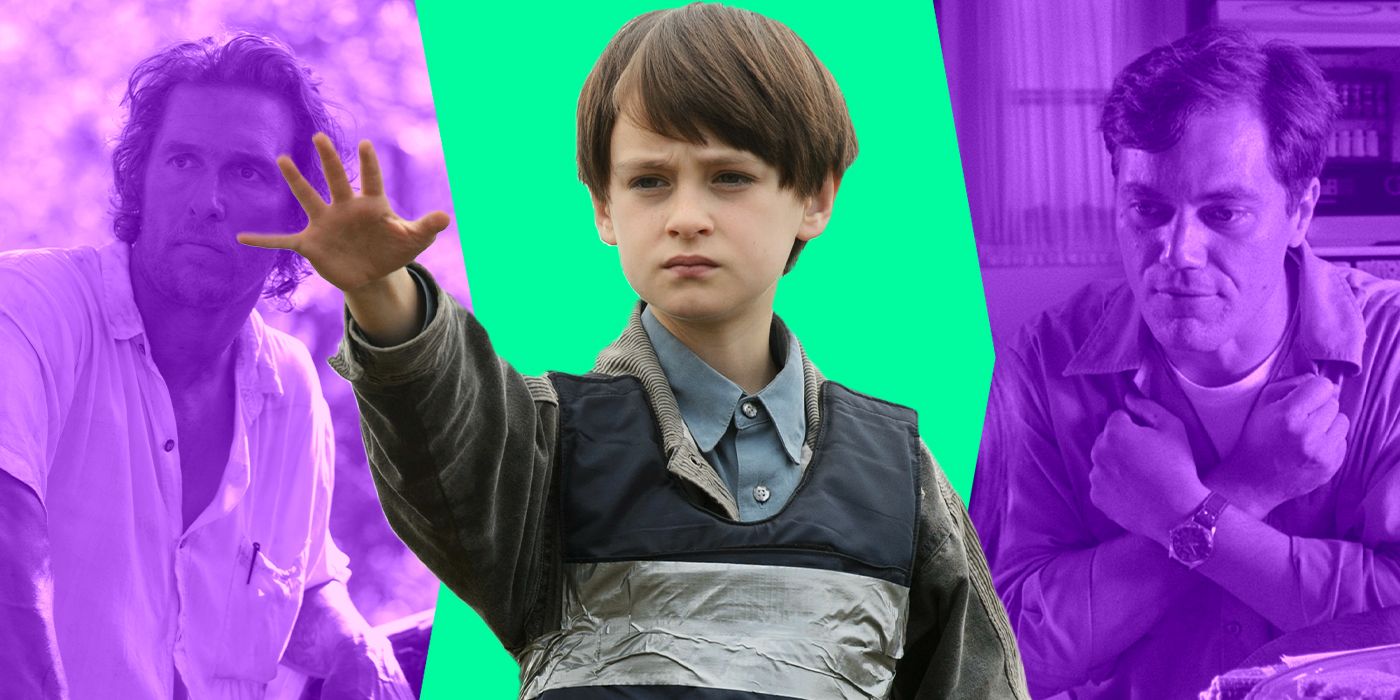Blended image showing characters from Mud, Midnight Special, and Take Shelter